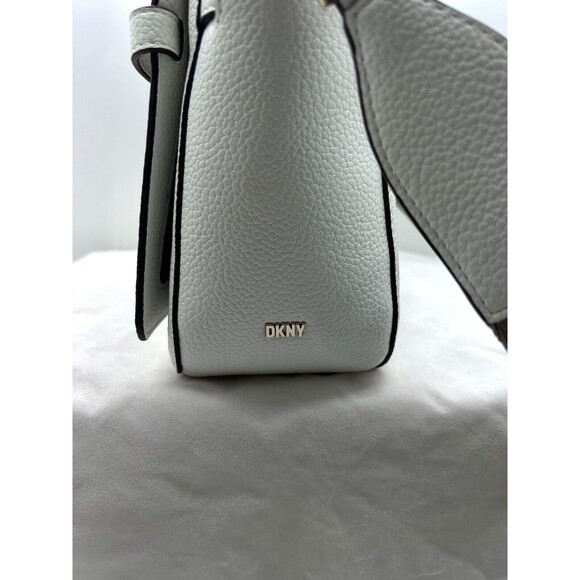 DKNY White Brown Shoulder Strap Purse Brand New BR1-2265 - Picture 7 of 8